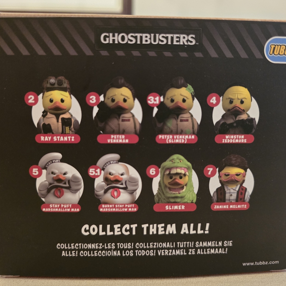 Ghostbusters TUBBZ Janine Melnitz Collectible Rubber Duckie, New in Box! - Picture 3 of 6